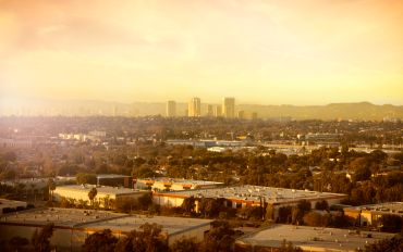 A view of Century City and Culver City. 