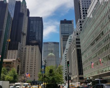 Park Avenue, one of the top performing avenues, looking south.