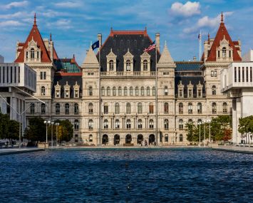The state Capitol in Albany.