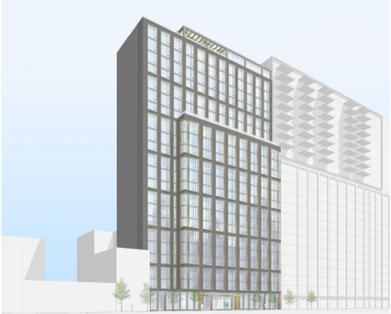 A rendering of 308 Livingston Street.