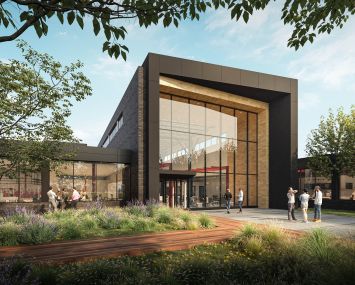 A rendering of 1001 Airport Boulevard in Morrisville, N.C.