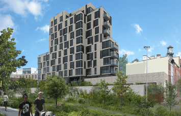 A rendering of 30 Kent Street.