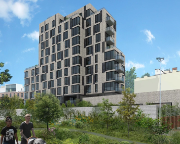 A rendering of 30 Kent Street.