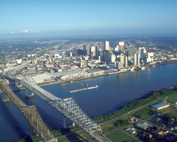 Downtown New Orleans.