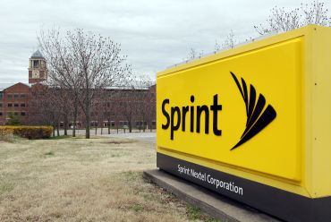 A sign at Sprint's headquarters in Overland Park, Kan.