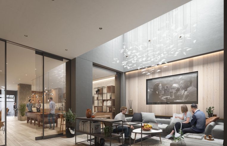 Part of the appeal of the Midtown South building is its slew of amenities.