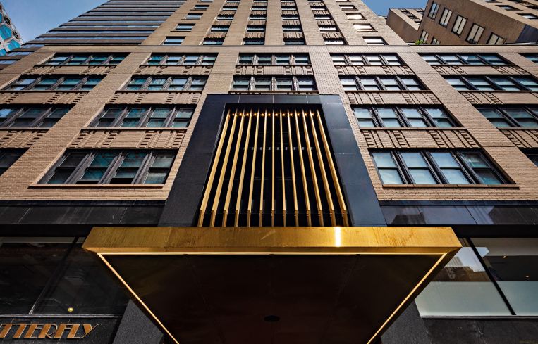 The new entrance to 10 Grand Central on East 44th Street.