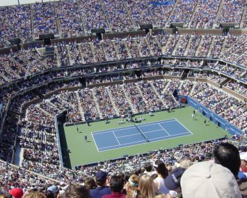 The City Comptroller claims the U.S. Tennis Association owes $311,000 in unpaid rent for the National Tennis Center, which includes U.S. Open venue Arthur Ashe Stadium, above.