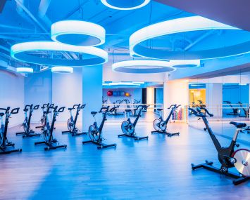 The fitness studio at Market Square