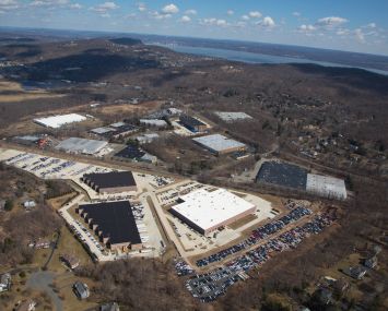 An aerial view of the Bradley Corporate Park.