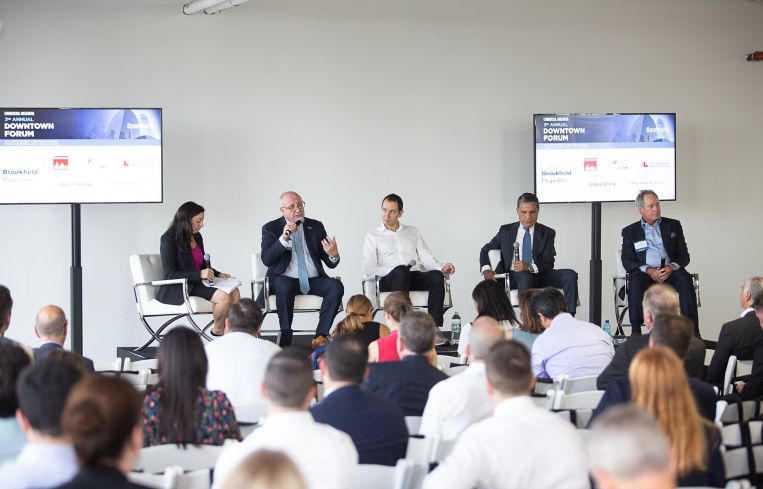 Bruce Mosler, Edward Shenderovich, Joseph Moinian and Paul Pariser discuss the growth of coworking.