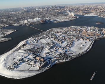 Rikers Island.