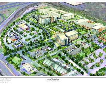 A rendering of Hampton Park