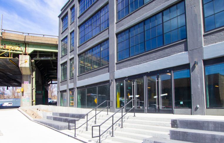 The developers were able to carve out multiple new entrances in the building, which sits on a steep block.