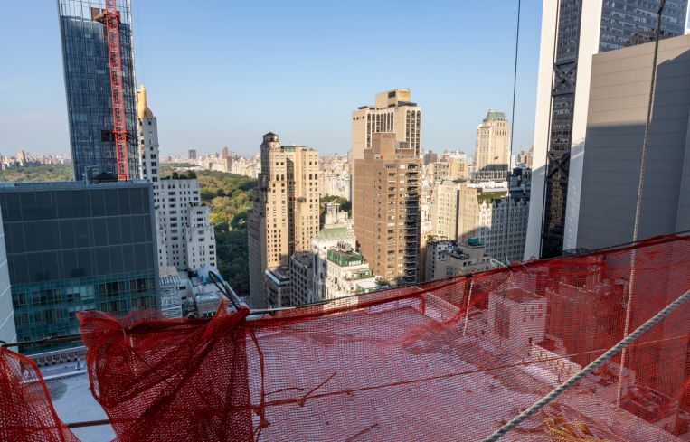 Central Park views are a feature of the higher floors at The Six, 106 West 56th Street.