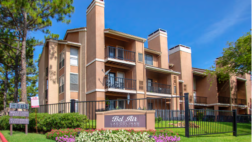 Bel Air Las Colinas apartments in Irving, Texas. 