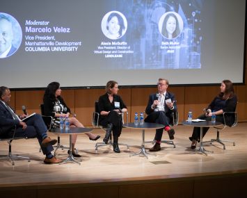 From left, Marcelo Velez, Diana Allegretti, Alexis McGuffin, Sean Hutchinson and Beth Muller.