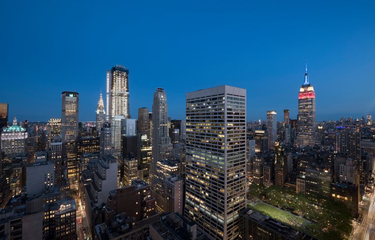 Durst's renovation of 1155, which was built in the early 1980s, included completely replacing the glass curtain wall with new energy efficient, triple-glazed glass.