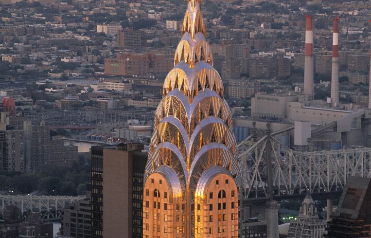 The Chrysler Building at 405 Lexington Avenue in New York City.