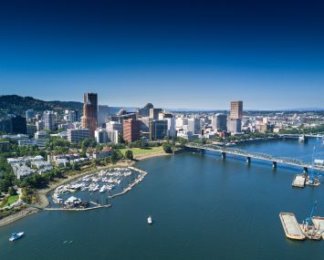A view of Portland, Ore.