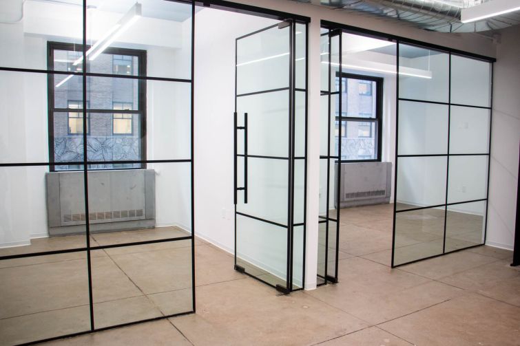Conference rooms and offices in the renovated spaces at 370 Lexington Avenue.