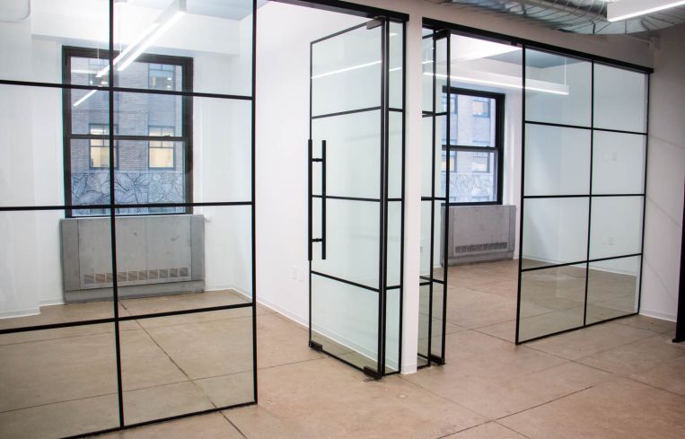 Conference rooms and offices in the renovated spaces at 370 Lexington Avenue.