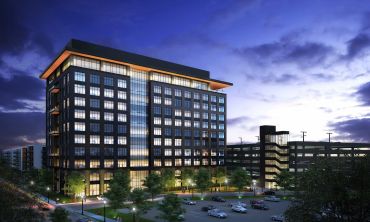 A rendering of 10 West End in St. Louis Park, Minn.