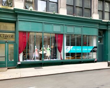20 East 20th Street when it was occupied by Chacott, a ballet shoe and apparel store.