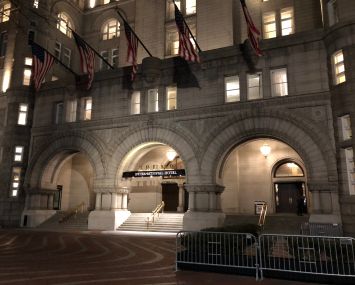 Trump International Hotel: Entrance to Old Post Office Pavilion after 2014 redevelopment