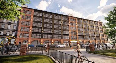Six warehouses in Long Island City are being clad with brick and converted to office space for a project called "Urban Yard."