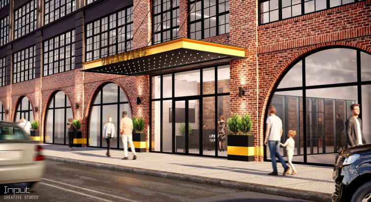 The ground floor will feature arched entryways and new ground floor retail spaces. 