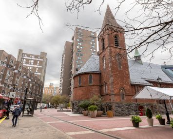 Logue's vision for the island paired mixed-use construction with historic buildings that his plan preserved.