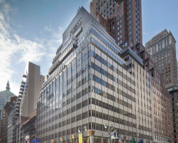 The exterior of 555 Fifth Avenue, which was built in 1955.