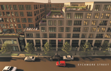 A rendering of 1118 Sycamore in Cincinnati.