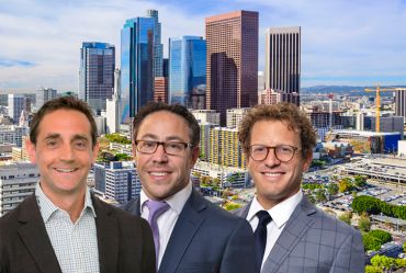 Meridian Capital Group's West Coast Team (left to right): Seth Grossman, Kovi Elkus, Jason Kahn