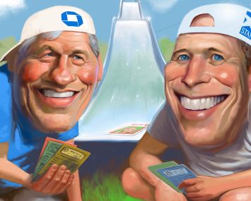 Jamie Dimon and Barry Sternlicht are top lenders' biggest fans.