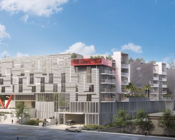 Silicon Beach Live Apartments at 6733 South Sepulveda Boulevard in Playa Vista.