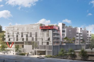 Silicon Beach Live Apartments at 6733 South Sepulveda Boulevard in Playa Vista. 