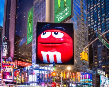 The M&M store at 1600 Broadway.