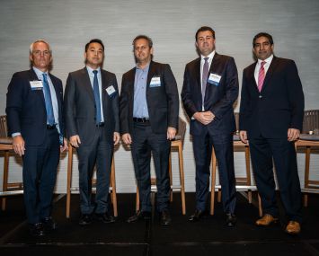 From left: Paul Brindley, John Lee, David Sotolov, Matt Downs and Nik Chillar.