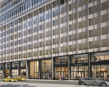 A rendering of 135 West 50th Street