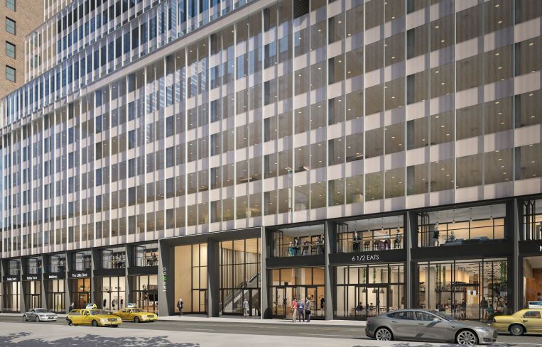 A rendering of 135 West 50th Street