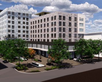 A rendering of The McClaren in Greenville, S.C.