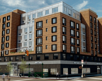 A rendering of Q-East in Jamaica Estates, Queens.