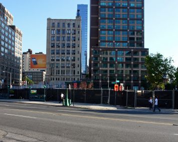 The development site at 2 Hudson Square.