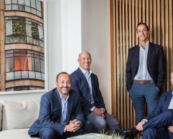 From left, Andrew Sossen, Barry Sternlicht, Jeff DiModica and Dennis Schuh.