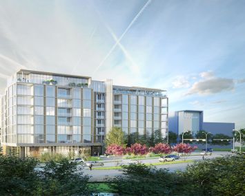 A rendering of The Loren at Lady Bird Lake.