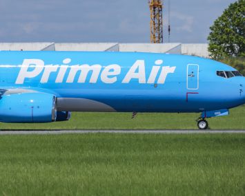 An Amazon Air 737.