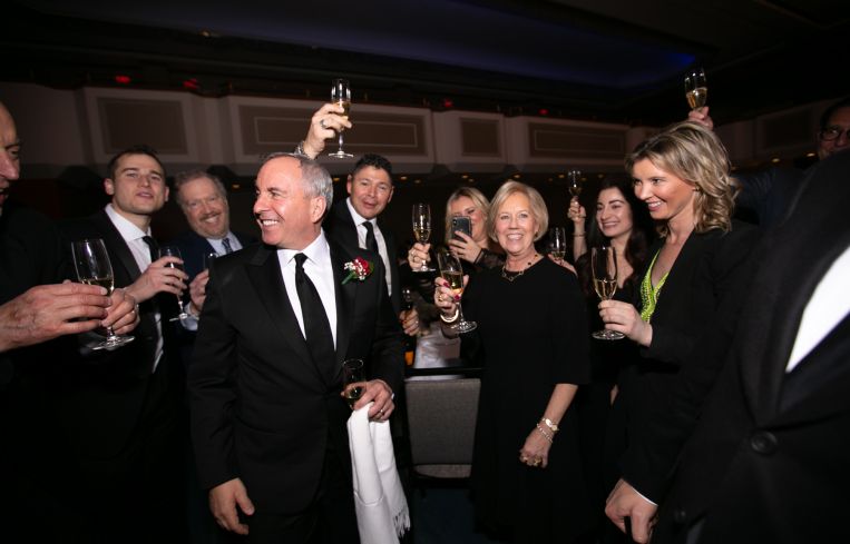 KRW Realty Advisors toasts Kevin Wang at REBNY’s 124th Annual Banquet.
