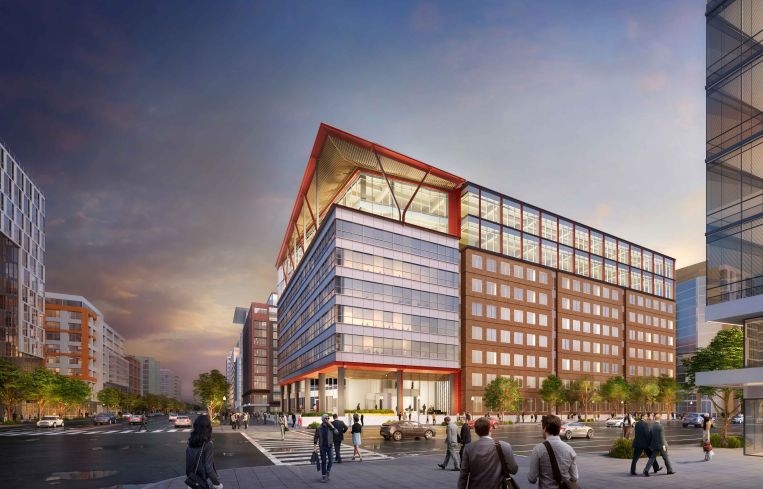 A rendering of the 80 M Street expansion.
